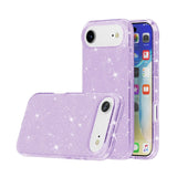 EIDERWOOD iPhone Air Hybrid Plast Deksel - Lilla Glitter
