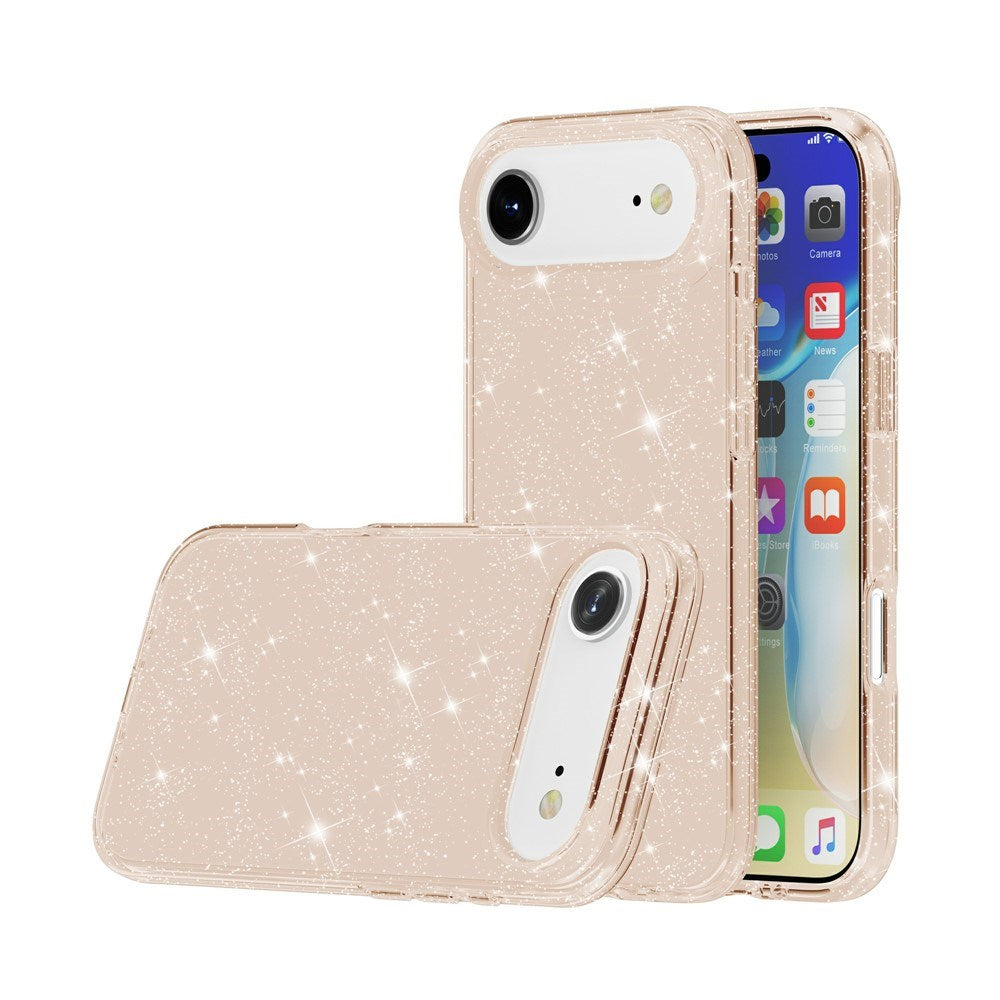 EIDERWOOD iPhone Air Hybrid Plast Deksel - Gull Glitter