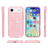 EIDERWOOD iPhone Air Hybrid Plast Deksel - Rosa Glitter