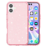 EIDERWOOD iPhone 17 Hybrid Plast Deksel - Rosa Glitter