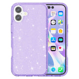 EIDERWOOD iPhone 17 Hybrid Plast Deksel - Lilla Glitter