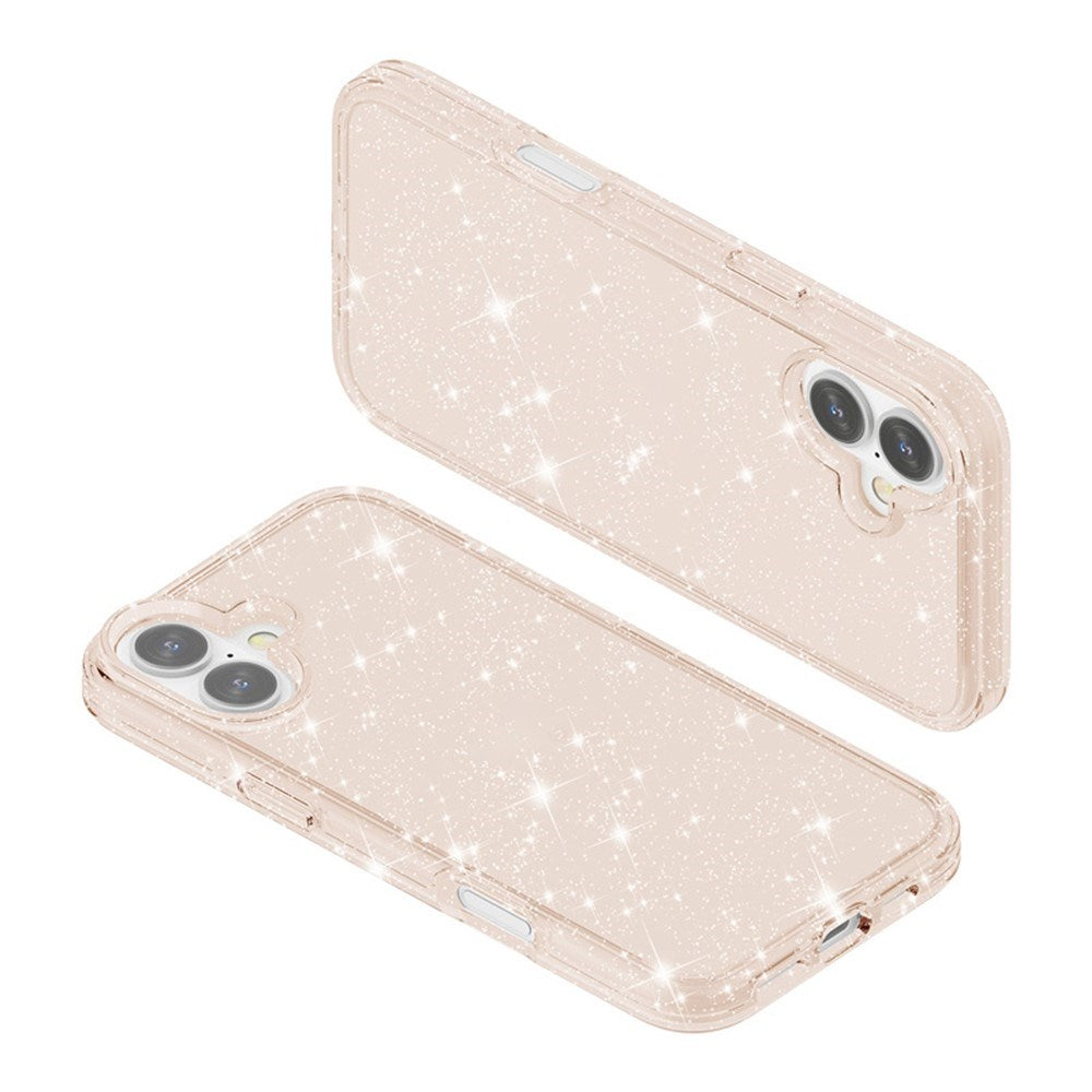 EIDERWOOD iPhone 17 Hybrid Plast Deksel - Gull Glitter