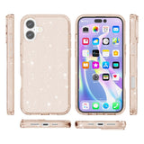 EIDERWOOD iPhone 17 Hybrid Plast Deksel - Gull Glitter