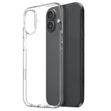 NORTHJO iPhone 17 2-i-1 Beskyttelsessett m. Fleksibelt Plast Deksel & Herdet Skjermbeskyttelsesglass - Gjennomsiktig