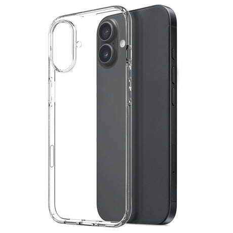 NORTHJO iPhone 17 2-i-1 Beskyttelsessett m. Fleksibelt Plast Deksel & Herdet Skjermbeskyttelsesglass - Gjennomsiktig