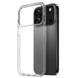 NORTHJO iPhone 17 Pro 2-i-1 Beskyttelsessett m. Fleksibelt Plast Deksel & Herdet Skjermbeskyttelsesglass - Gjennomsiktig