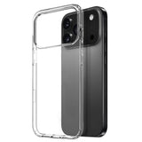 NORTHJO iPhone 17 Pro Max 2-i-1 Beskyttelsessett m. Fleksibelt Plast Deksel & Herdet Skjermbeskyttelsesglass - Gjennomsiktig