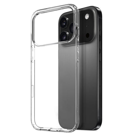 NORTHJO iPhone 17 Pro Max 2-i-1 Beskyttelsessett m. Fleksibelt Plast Deksel & Herdet Skjermbeskyttelsesglass - Gjennomsiktig