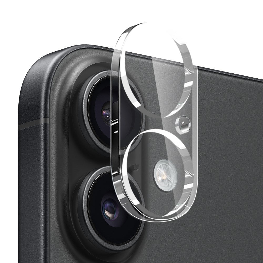 NORTHJO iPhone 17 3-i-1 Beskyttelsessett m. Støtabsorberende Fleksibelt Plast Deksel / Herdet Skjermbeskyttelsesglass / Kameralinsebeskytterglass - Gjennomsiktig