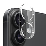NORTHJO iPhone 17 3-i-1 Beskyttelsessett m. Støtabsorberende Fleksibelt Plast Deksel / Herdet Skjermbeskyttelsesglass / Kameralinsebeskytterglass - Gjennomsiktig