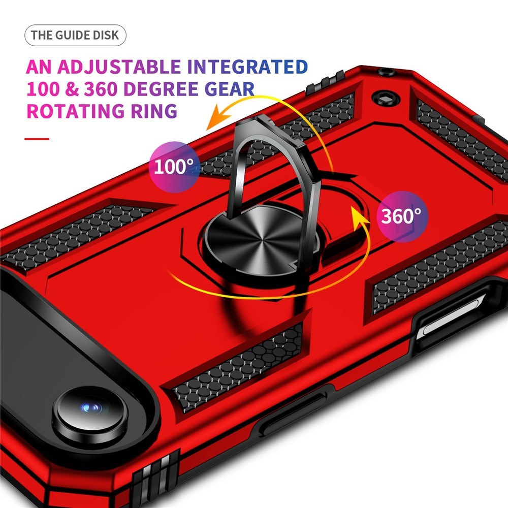 EIDERWOOD iPhone Air Hybrid Håndverker Deksel m. Kickstand - Rød