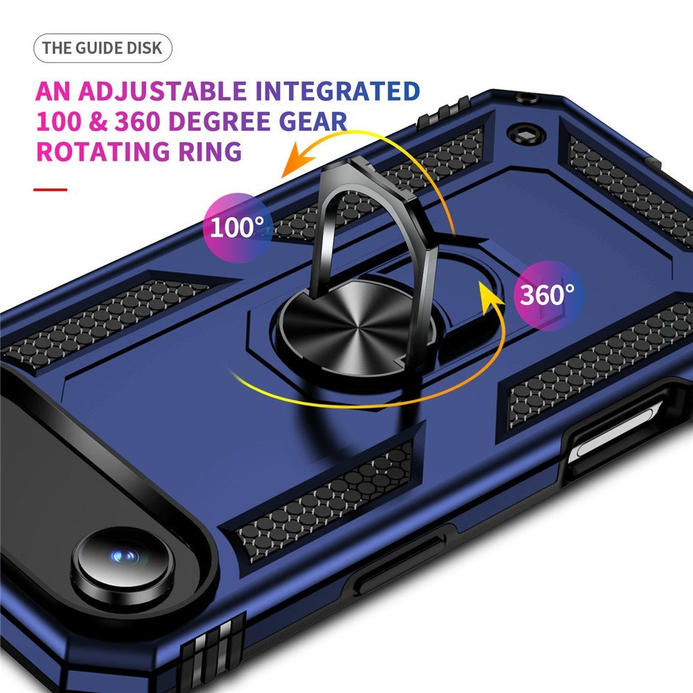 EIDERWOOD iPhone Air Hybrid Håndverker Deksel m. Kickstand - Blå