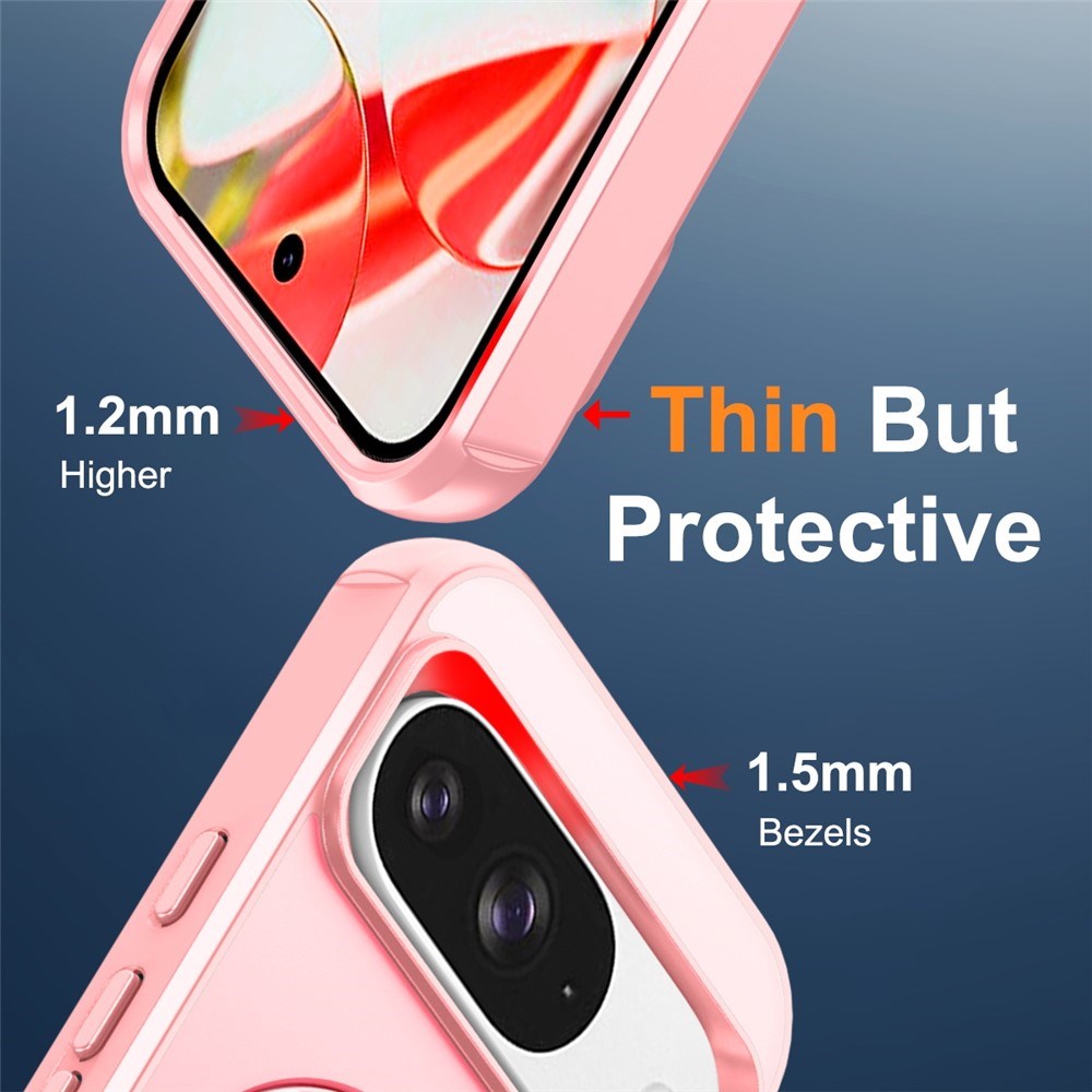 EIDERWOOD Google Pixel 10 / 10 Pro / 9 / 9 Pro Hybrid Deksel med Kickstand - MagSafe Kompatibel - Rosa