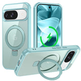 EIDERWOOD Google Pixel 10 / 10 Pro / 9 / 9 Pro Hybrid Deksel med Kickstand - MagSafe Kompatibel - Lys Blå