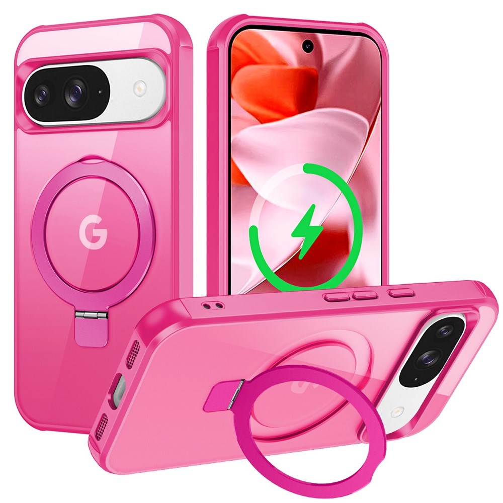 EIDERWOOD Google Pixel 10 / 10 Pro / 9 / 9 Pro Hybrid Deksel med Kickstand - MagSafe Kompatibel - Pink