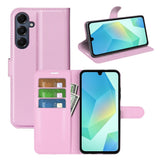 EIDERWOOD Samsung Galaxy A17 (5G) Litchi Kunstskinn Flip Deksel med Lommebok - Rosa