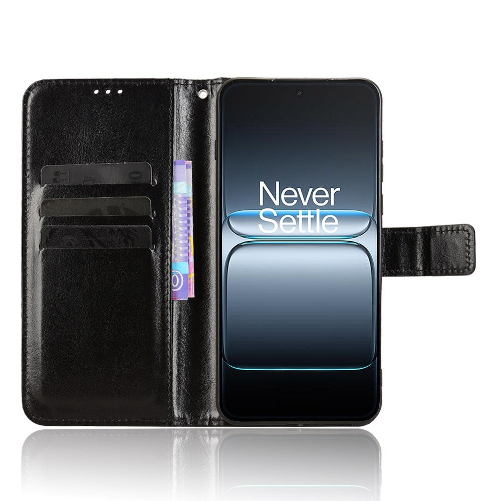 EIDERWOOD OnePlus Nord 5 Kunstskinn Flip Deksel m. Strop - Svart