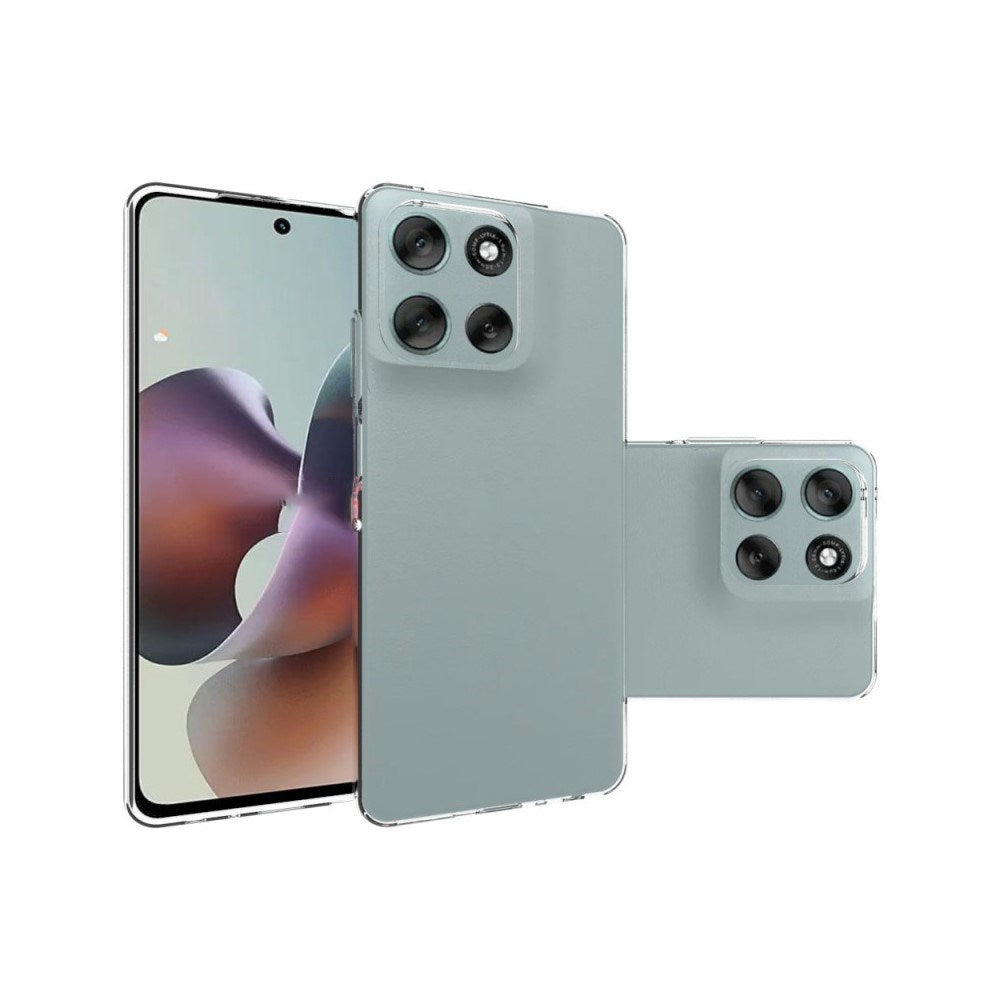 EIDERWOOD Motorola Moto G56 Fleksibelt Plast Bak Deksel - Gjennomsiktig