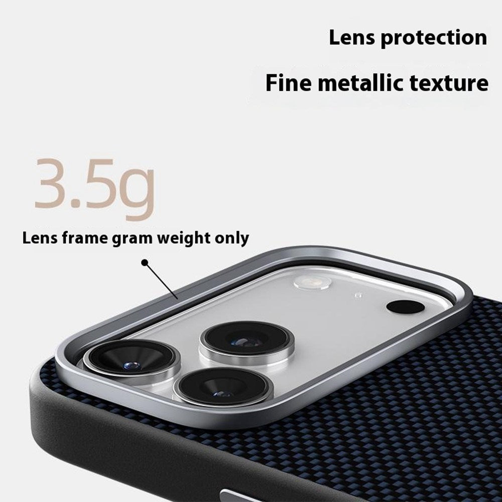 iPhone 18 Pro / 17 Pro ABEEL MagSafe-kompatibelt Aluminiumsdeksel - Blå