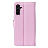 Samsung Galaxy A14 (5G) PU Litchi Skin Flip Deksel med Lommebok - Rosa