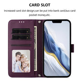 iPhone 18 Pro Max / 17 Pro Max EIDERWOOD Kunstskinn Flip Deksel m. Stropp - Lilla