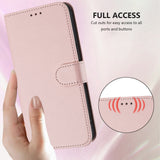 iPhone 18 Pro Max / 17 Pro Max EIDERWOOD Kunstskinn Flip Deksel m. Stropp - Rosa