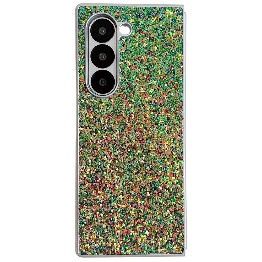 EIDERWOOD Samsung Galaxy Z Fold7 Glitter Deksel - Grønn