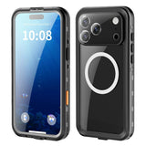 EIDERWOOD iPhone 17 Pro Max Vanntett Håndverker Deksel m. Skjermbeskytter & Stropp - MagSafe Kompatibel - Svart