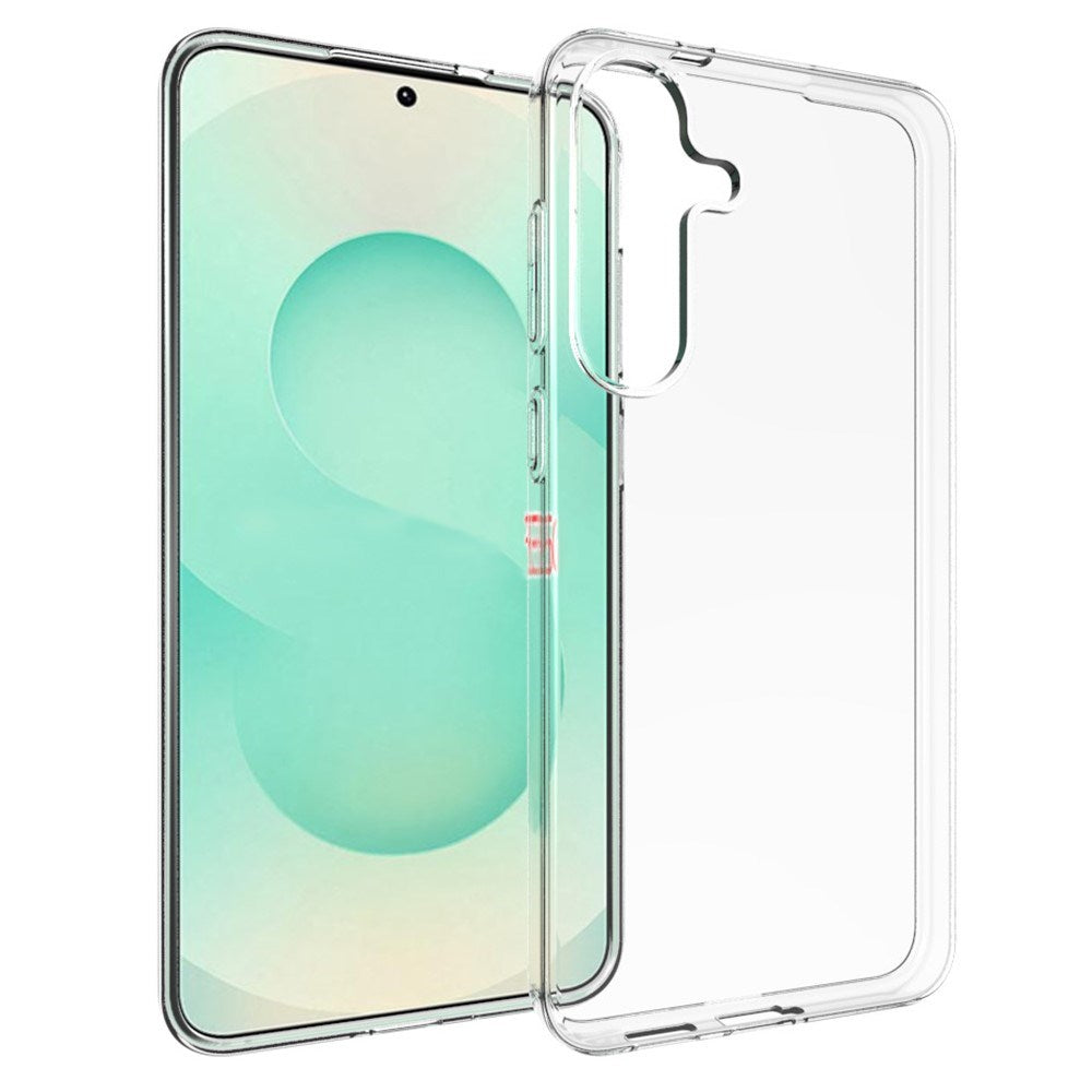 EIDERWOOD Samsung Galaxy S25 FE Fleksibelt Plast Bak Deksel - Gjennomsiktig