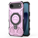 EIDERWOOD iPhone Air Håndverkerdeksel med Magnetisk Kickstand – MagSafe Kompatibel – Rosa