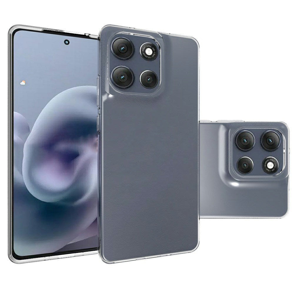 EIDERWOOD Motorola Moto G86 Power Slim Fit Fleksibelt Plast Deksel - Gjennomsiktig