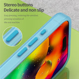 EIDERWOOD iPhone 17 Hybrid Plast Deksel – MagSafe Kompatibel – Matt Gjennomsiktig / Blå