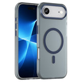 EIDERWOOD iPhone Air Hybrid Plast Deksel – MagSafe Kompatibel – Matt Gjennomsiktig / Mørk Blå