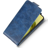 EIDERWOOD Motorola Moto G86 Power Vertikal Kunstskinn Flip Deksel m. Kortholder & Ståfunksjon - Blå