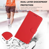 Nothing CMF Phone 2 Pro EIDERWOOD Kunstlær Flip Deksel m. Kortholder - Rød