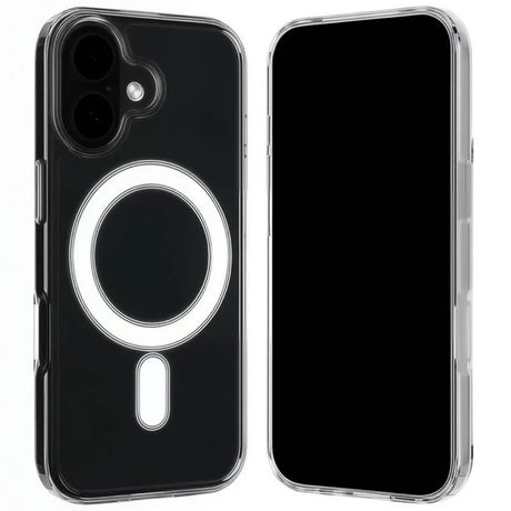 iPhone 17 Hybrid Deksel inkl. 2 x Skjermbeskyttere - MagSafe Kompatibel - Gjennomsiktig / Hvit