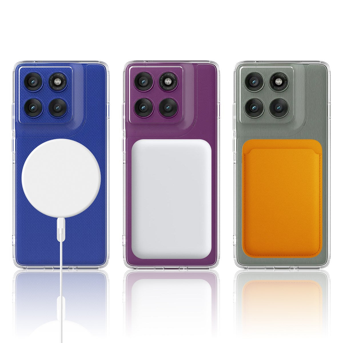 EIDERWOOD Motorola Edge 60 Pro Hybrid Deksel - MagSafe Kompatibel - Gjennomsiktig