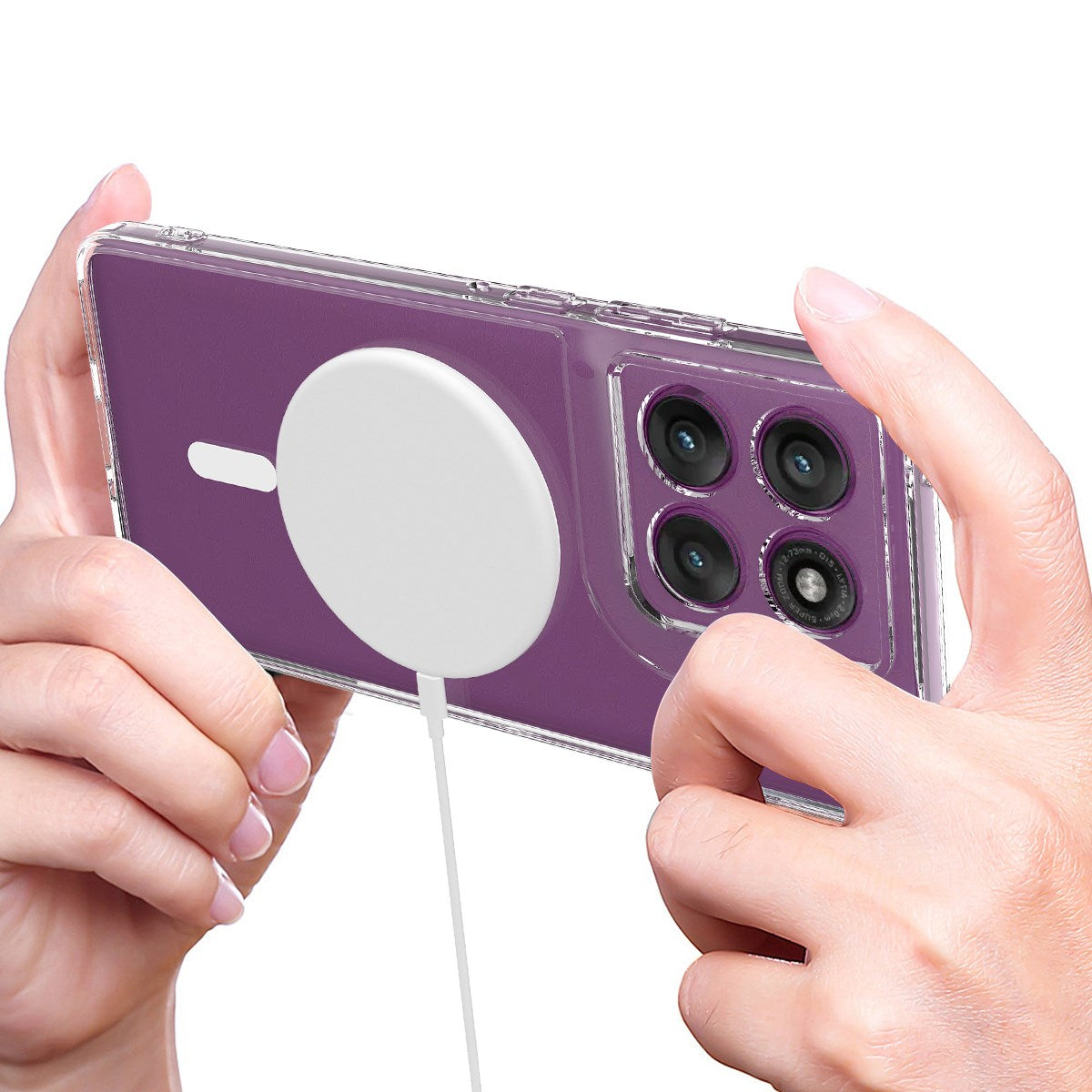 EIDERWOOD Motorola Edge 60 Pro Hybrid Deksel - MagSafe Kompatibel - Gjennomsiktig