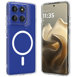 EIDERWOOD Motorola Edge 60 Pro Hybrid Deksel - MagSafe Kompatibel - Gjennomsiktig