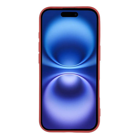 EIDERWOOD iPhone 17 Fôret Fleksibelt Plast Deksel - Mørkrød