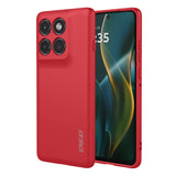 ENKAY Motorola Edge 60 Pro Silikon Deksel - Rød