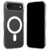 iPhone Air Hybrid Deksel inkl. 2 x Skjermbeskyttere - MagSafe Kompatibel - Gjennomsiktig / Hvit