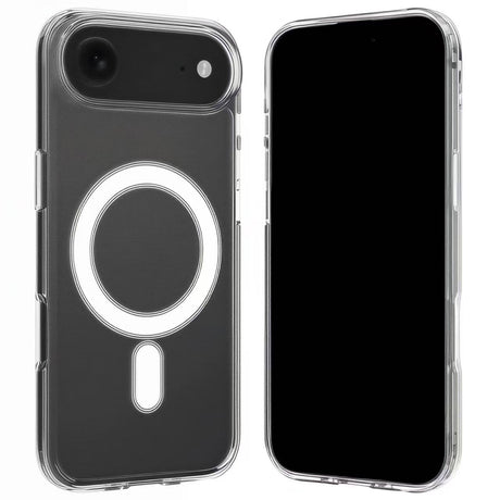 iPhone Air Hybrid Deksel inkl. 2 x Skjermbeskyttere - MagSafe Kompatibel - Gjennomsiktig / Hvit