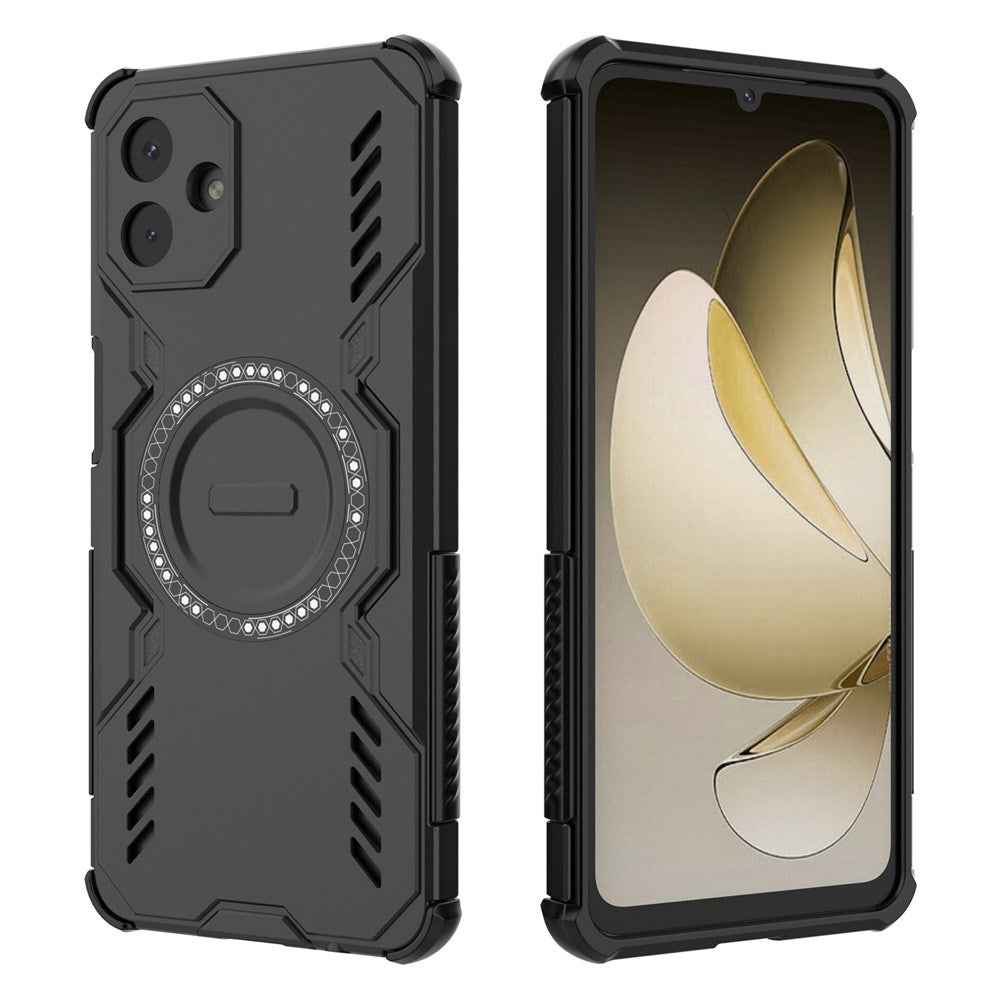 EIDERWOOD Samsung Galaxy A07 Håndverker Deksel m. Varmeavledning - MagSafe Kompatibel - Svart