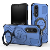 EIDERWOOD OnePlus Nord 5 Hybrid Håndverker Deksel m. Kickstand - MagSafe Kompatibel - Blå