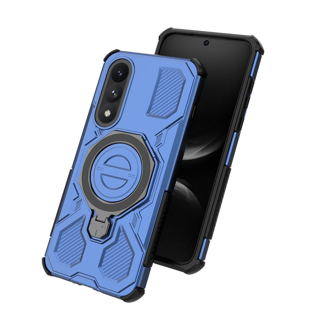 EIDERWOOD OnePlus Nord 5 Hybrid Håndverker Deksel m. Kickstand - MagSafe Kompatibel - Blå