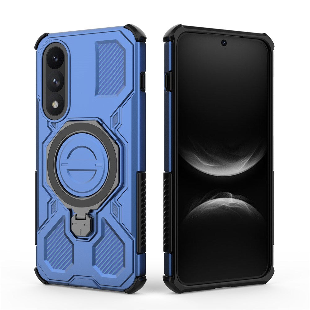 EIDERWOOD OnePlus Nord 5 Hybrid Håndverker Deksel m. Kickstand - MagSafe Kompatibel - Blå