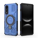 EIDERWOOD OnePlus Nord 5 Hybrid Håndverker Deksel m. Kickstand - MagSafe Kompatibel - Blå