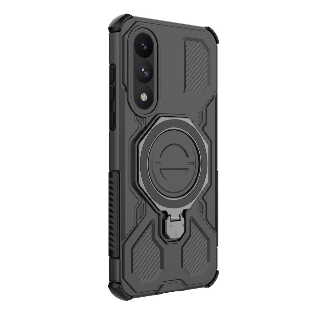 EIDERWOOD OnePlus Nord 5 Hybrid Håndverker Deksel m. Kickstand - MagSafe Kompatibel - Svart