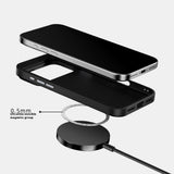 iPhone 18 Pro / 17 Pro ABEEL Hybrid Deksel - MagSafe Kompatibel - Svart
